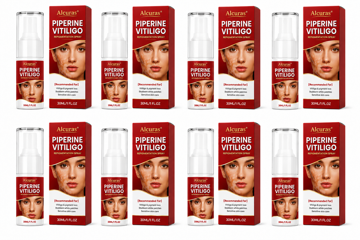 🔥100K+ SOLD | Alcuras® Advanced Piperine Vitiligo Repigmentation Spray — 👨⚕️✅Upgraded Steroid-Free Botanical Formula