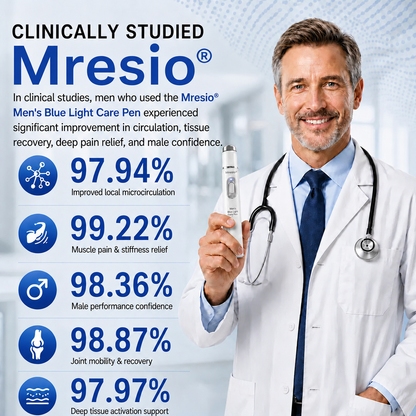 Mresio💪Advanced Acoustic Shockwave Therapy restores penile tissue health to enhance rise rigidity, stamina, and male performance confidence, relieving muscle pain, joint stiffness, tendon discomfort📈