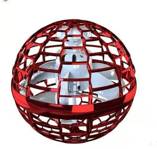 🎮 FUN FOR KIDS & ADULTS🚀 THROW IT. WATCH IT RETURN🔥Flying Rotating Hover Ball