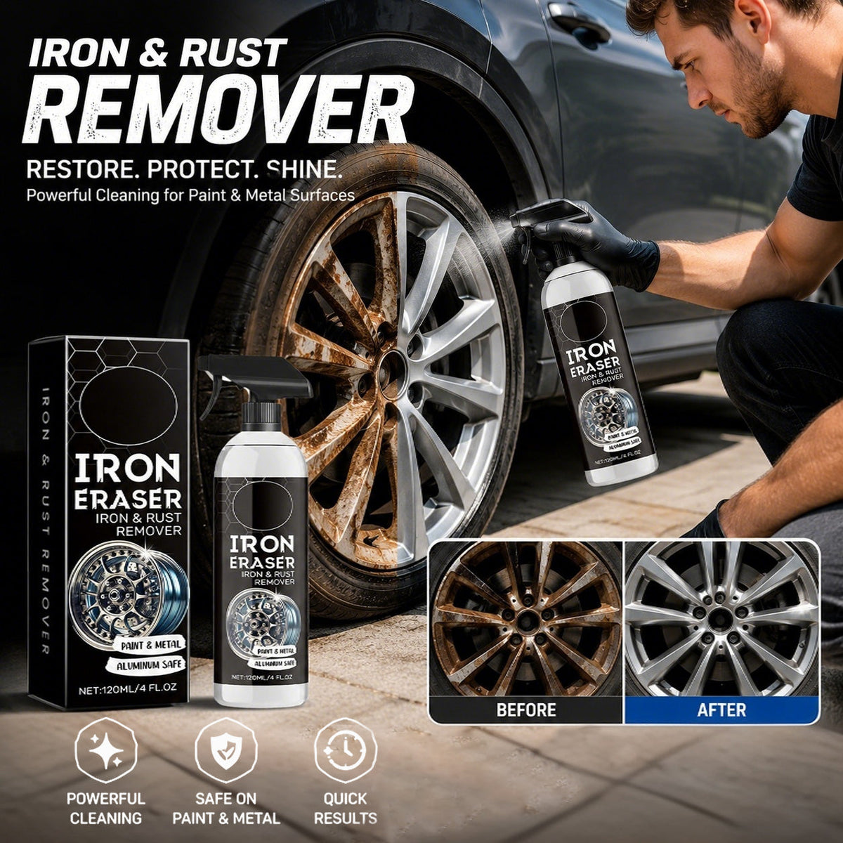 🔥HOT SALE 50% OFF🔥Car Rust Remover Cleaner Spray
