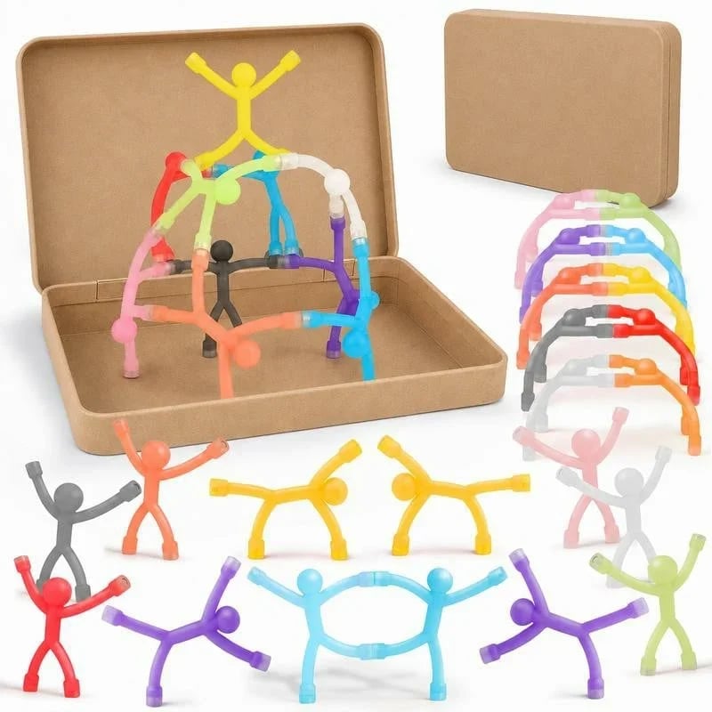 Stress Relief & Quiet Focus✨Unisex Kids' Magnetic Building Set (Set of 10)