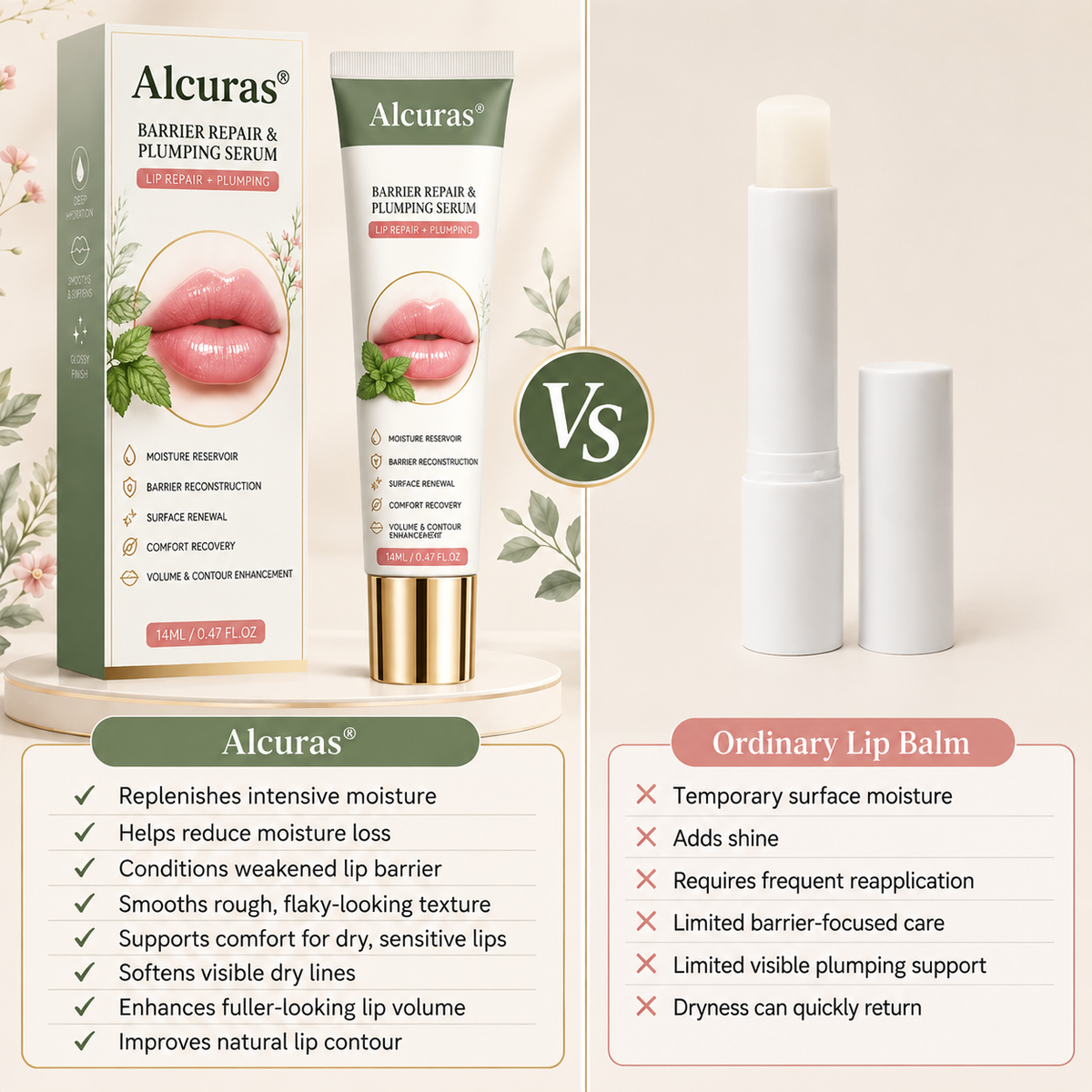 Alcuras® Barrier Repair & Plumping Serum
