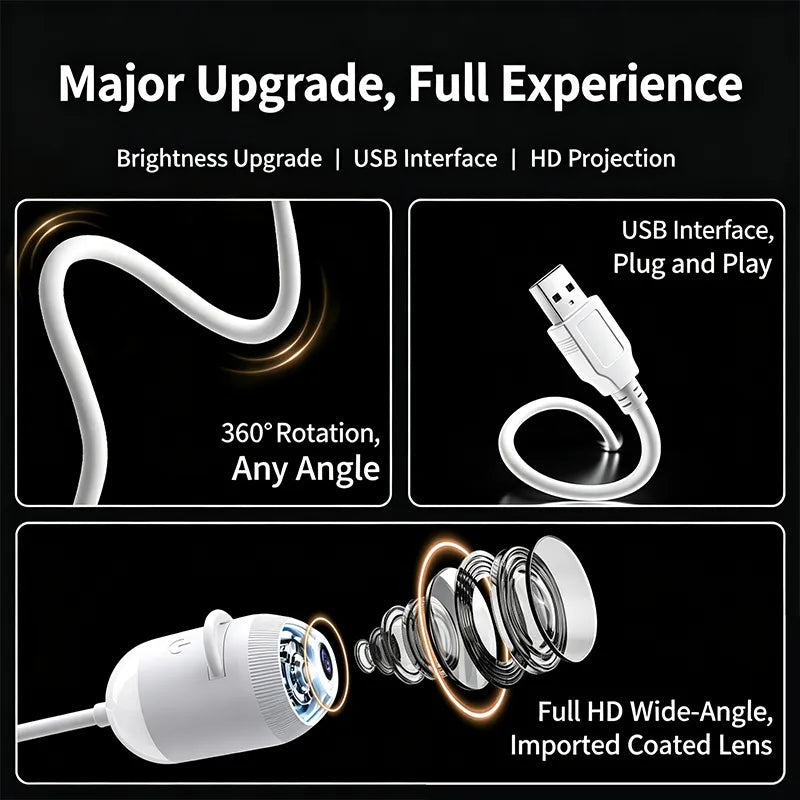 ✨ Plug-and-Play HD Star Projector