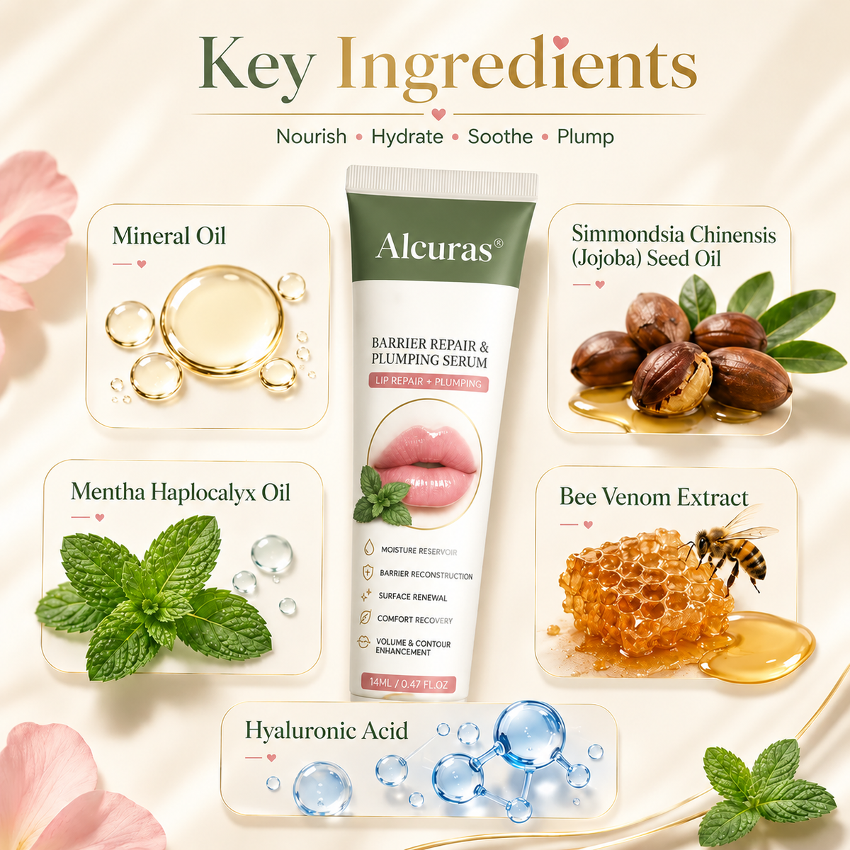 Alcuras® Barrier Repair & Plumping Serum