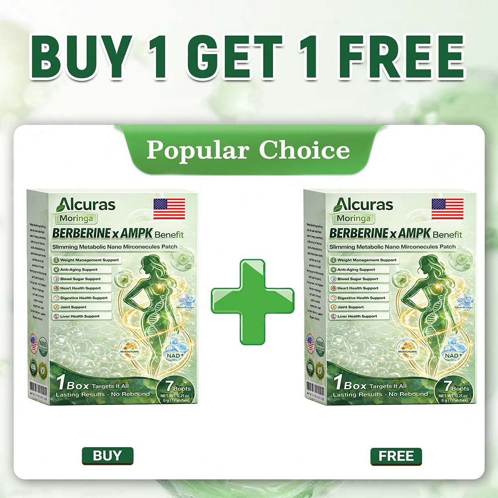 🔥Alcuras™ Moringa × Berberina × AMPK Parche de nano microagujas adelgazante y metabólico de 8 beneficios 🇺🇸 Solo una vez al día · Cambios visibles en 7 días ✅ Para obesidad, piel flácida, diabetes, apnea del sueño, problemas articulares y más