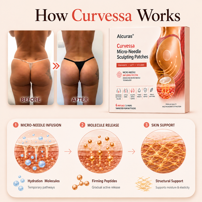 Alcuras® Curvessa Micro-Needle Sculpting Patches