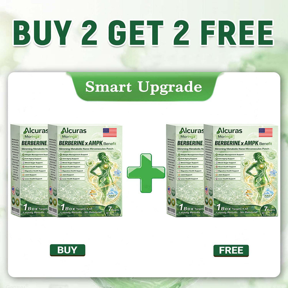 🔥Alcuras™ Moringa × Berberina × AMPK Parche de nano microagujas adelgazante y metabólico de 8 beneficios 🇺🇸 Solo una vez al día · Cambios visibles en 7 días ✅ Para obesidad, piel flácida, diabetes, apnea del sueño, problemas articulares y más