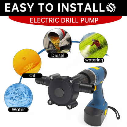 🔥 👨‍🌾🔥Portable Electric Drill Pump