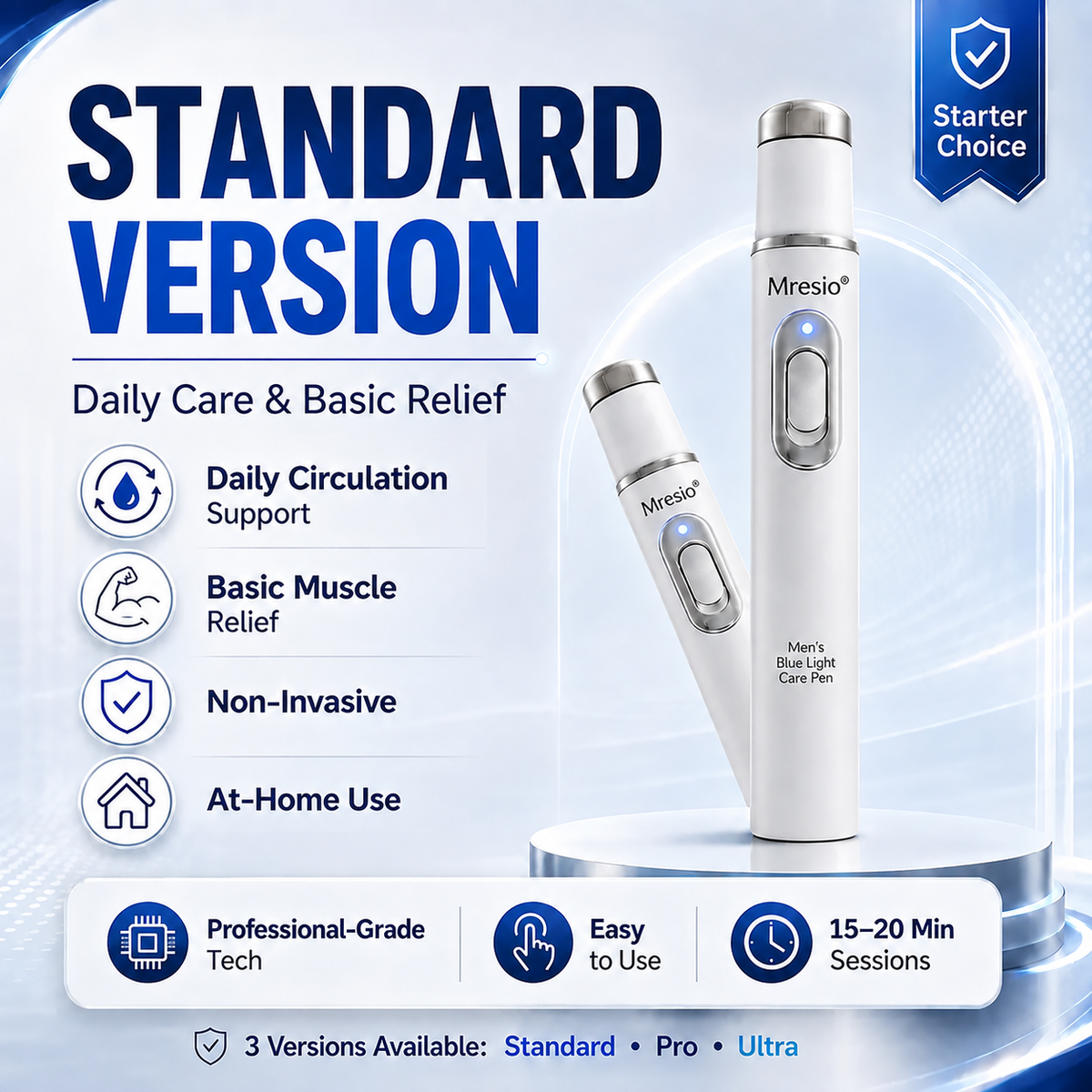 Mresio💪Advanced Acoustic Shockwave Therapy restores penile tissue health to enhance rise rigidity, stamina, and male performance confidence, relieving muscle pain, joint stiffness, tendon discomfort📈