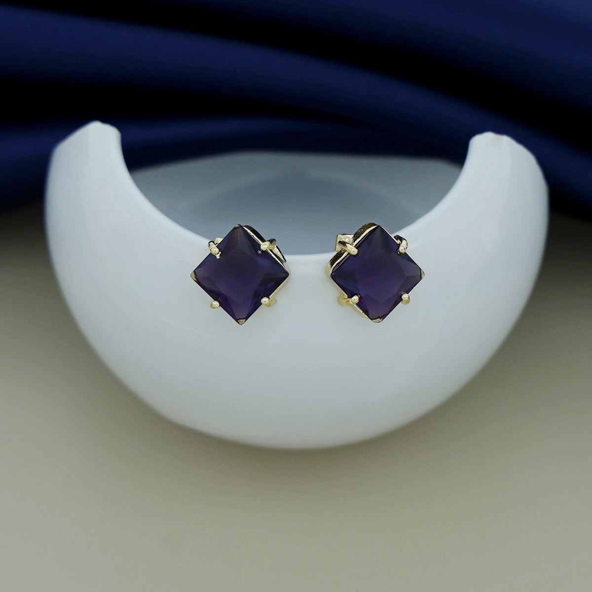 Pendientes brillantes de diamante