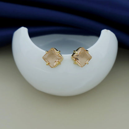 Pendientes brillantes de diamante