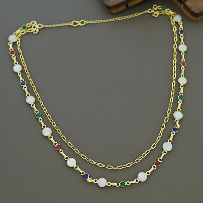 Collar barroco brillante