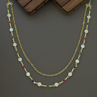 Collar barroco brillante
