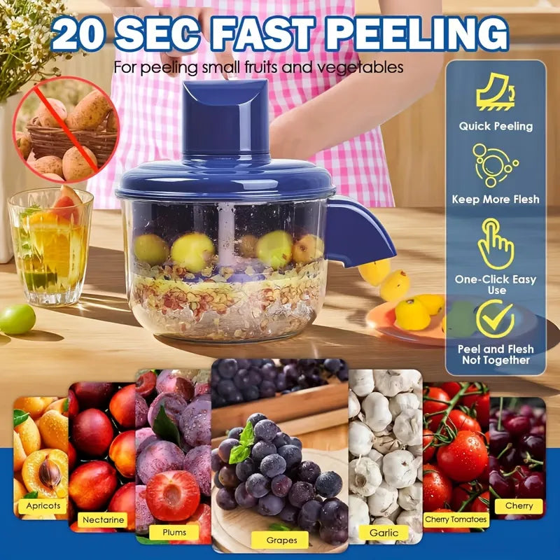 🔥Universal Automatic Peeler | The Smart Kitchen Gadget That Peels Fruits & More In Seconds