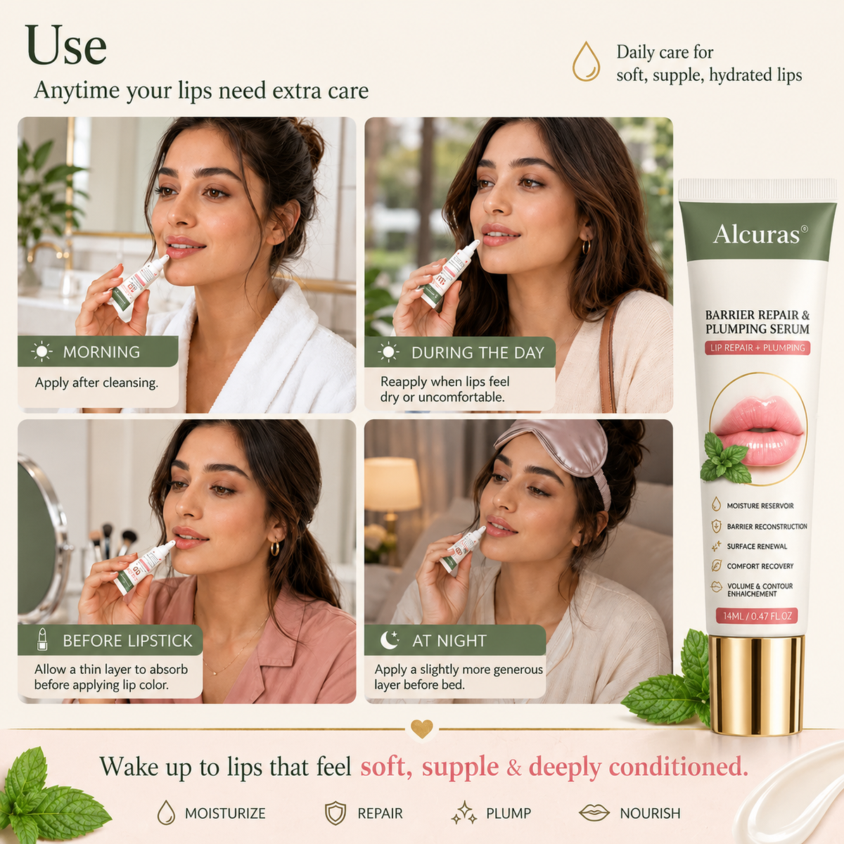 Alcuras® Barrier Repair & Plumping Serum