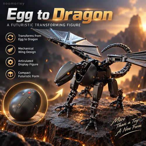 🥚🐉 DragonMorph – Mechanisches Spielzeug: Verwandlung vom Ei zum Drachen