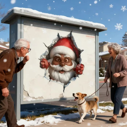 LAST DAY -49% OFF🎅✨2D Christmas Creative Wall Sticker