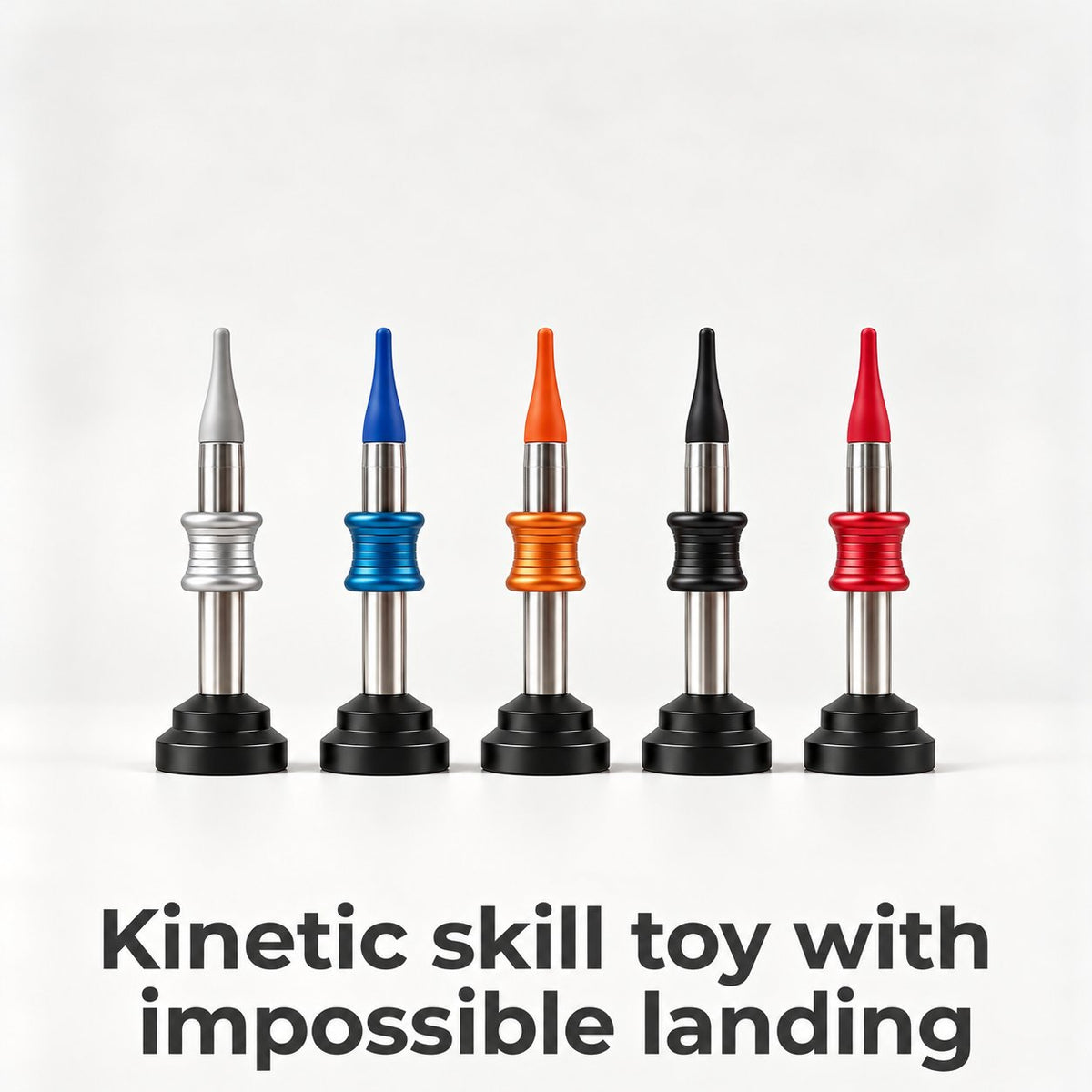 🎉Say Goodbye to Desk Stress! 👋Kinetic Desk toy That Performs Impossible Landing