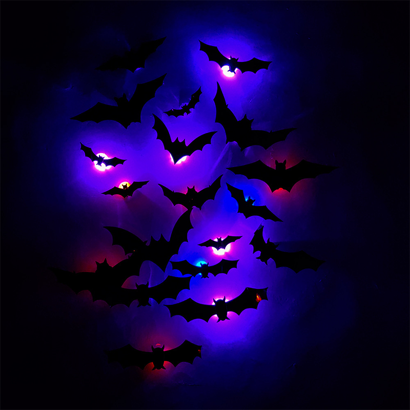🦇Halloween 3D Bat LED Wall Light Decor
