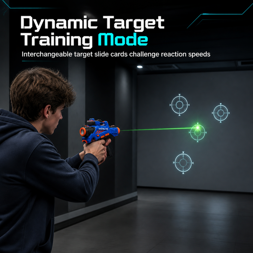 End Screen Addiction Instantly! Indoor Laser Battle Toy Gun Set